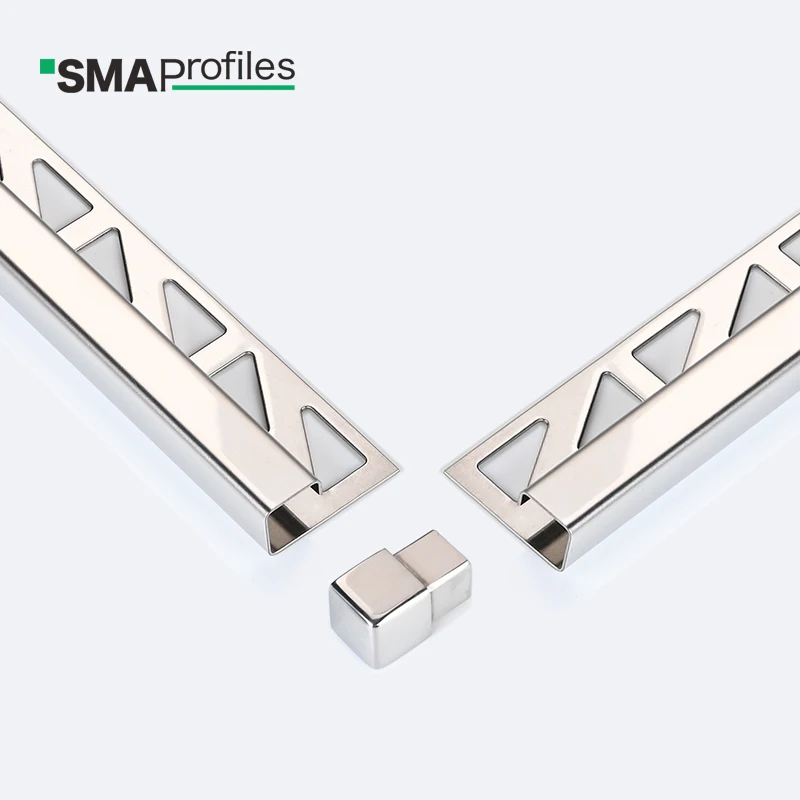  Золотистая серебристая декоративная металлическая отделка SMA профиль кромки из нержавеющей стали керамическая плитка