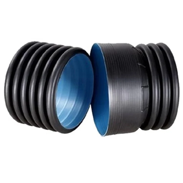 Twin Wall Black Price Flexible Electrical Conduit Pipes Hdpe Double-wall Corrugated Pipe