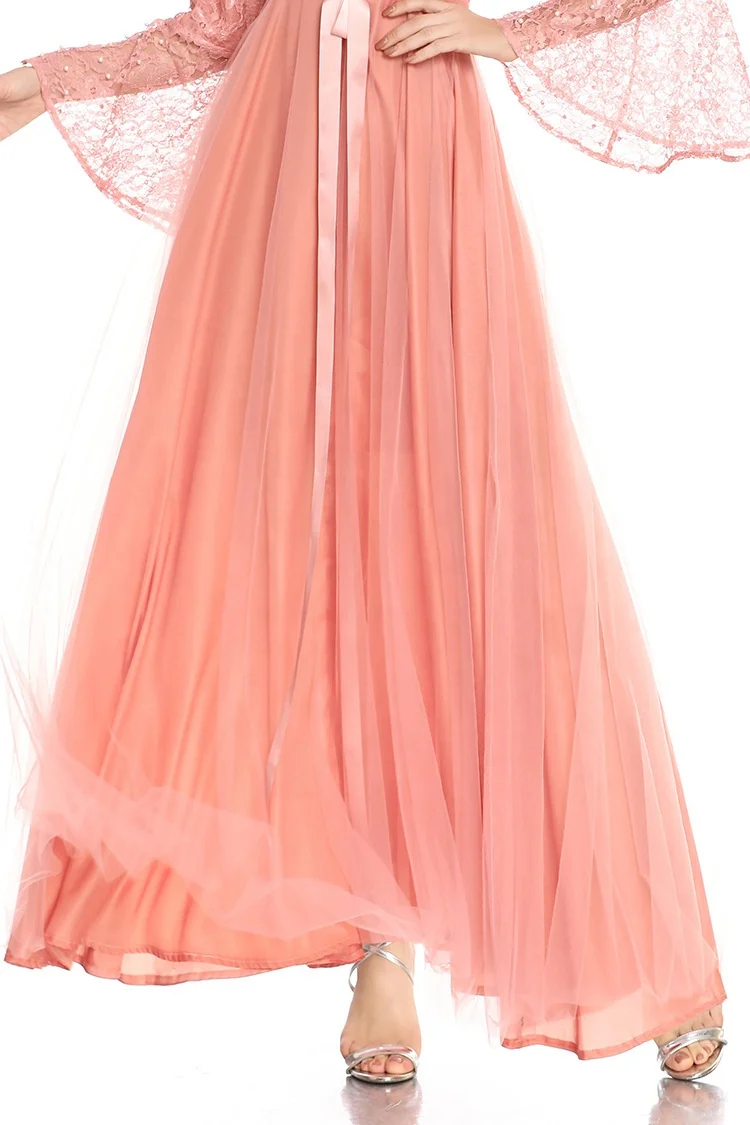 women sleeves islamic clothing dresses long bridal wedding kids muslim dress