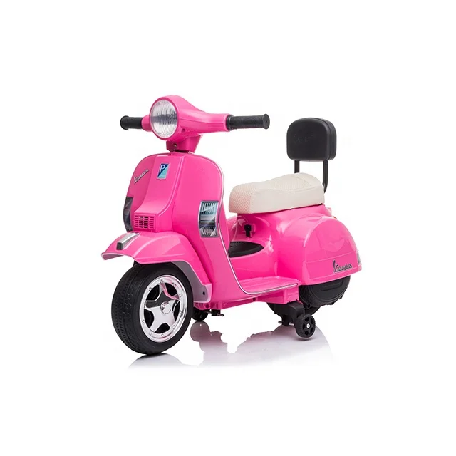Licensed VESPA mini ride on motorcycle kids electric motorcycle for children kids price