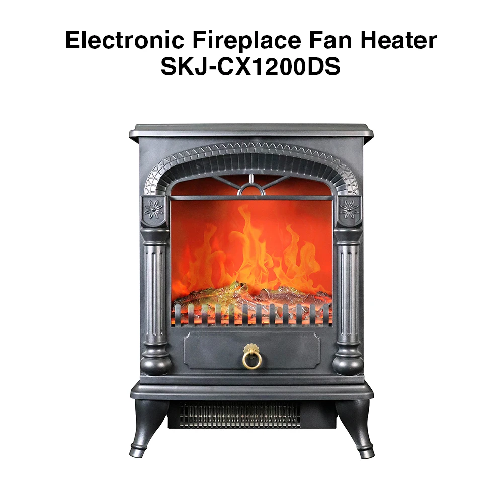 Stylish ceramic desktop fan fierplace electric fireplace heater