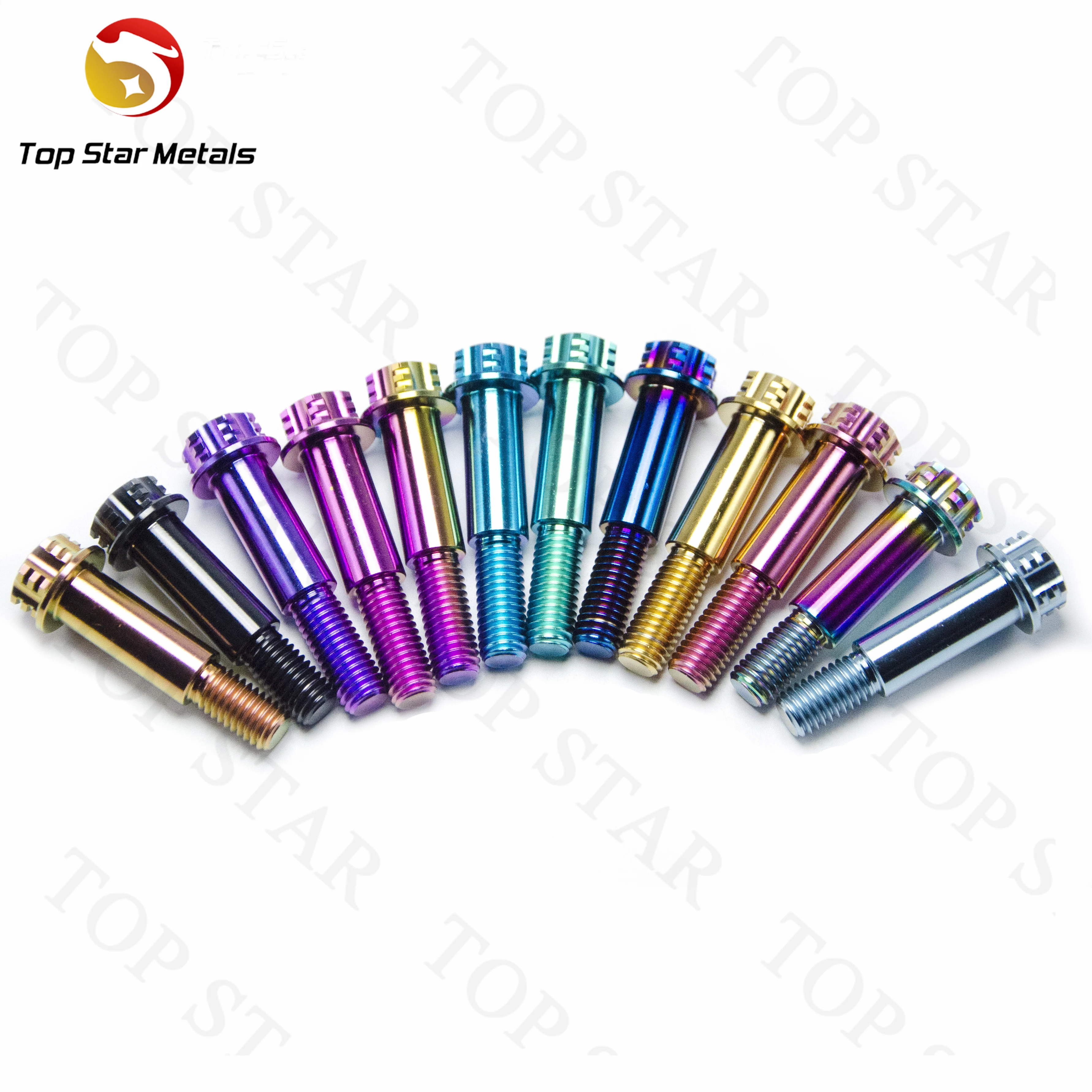 TITST Gr5 Titanium Bolts Brake Clutch Lever Bolts M6 M8  titanium Forged Bolt for Bike Motorcycle and Car Parts