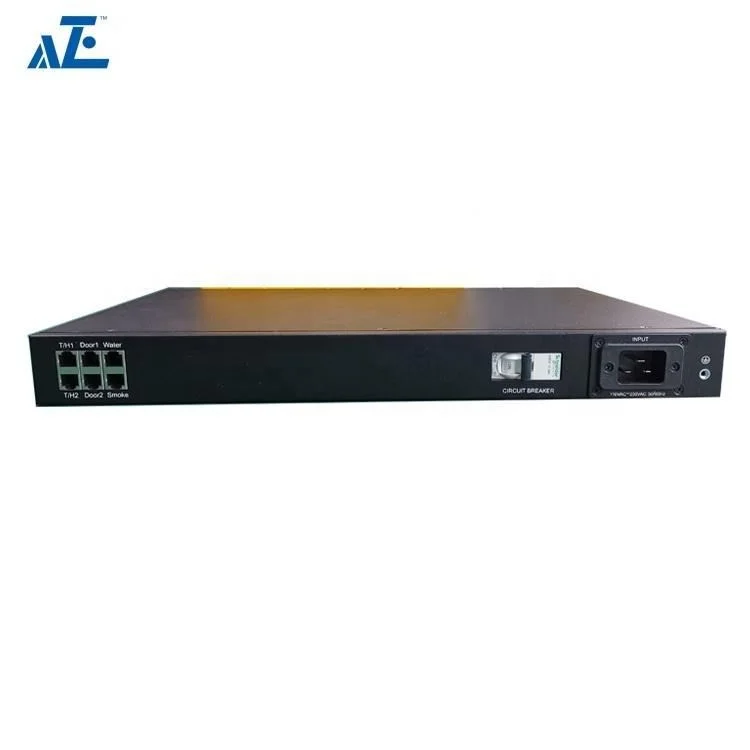 1U 19 inch Rack Mount Remote controlled 8  port C13 outlet intelligent RJ45 Ethernet IP PDU