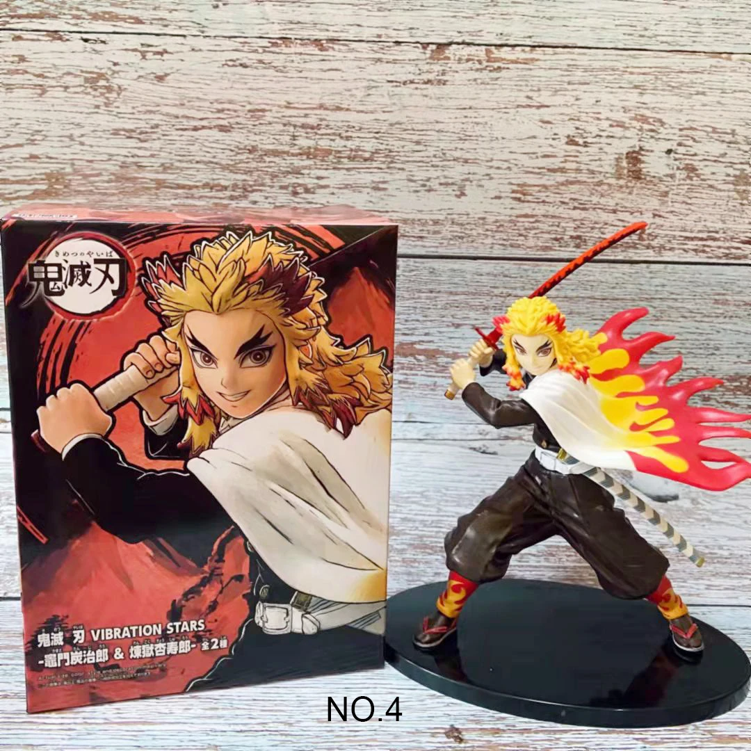 New style Collectibles toys Demon Slayer model Kibutsuji Muzan Rengoku Kyoujurou cake decoration anime action figures