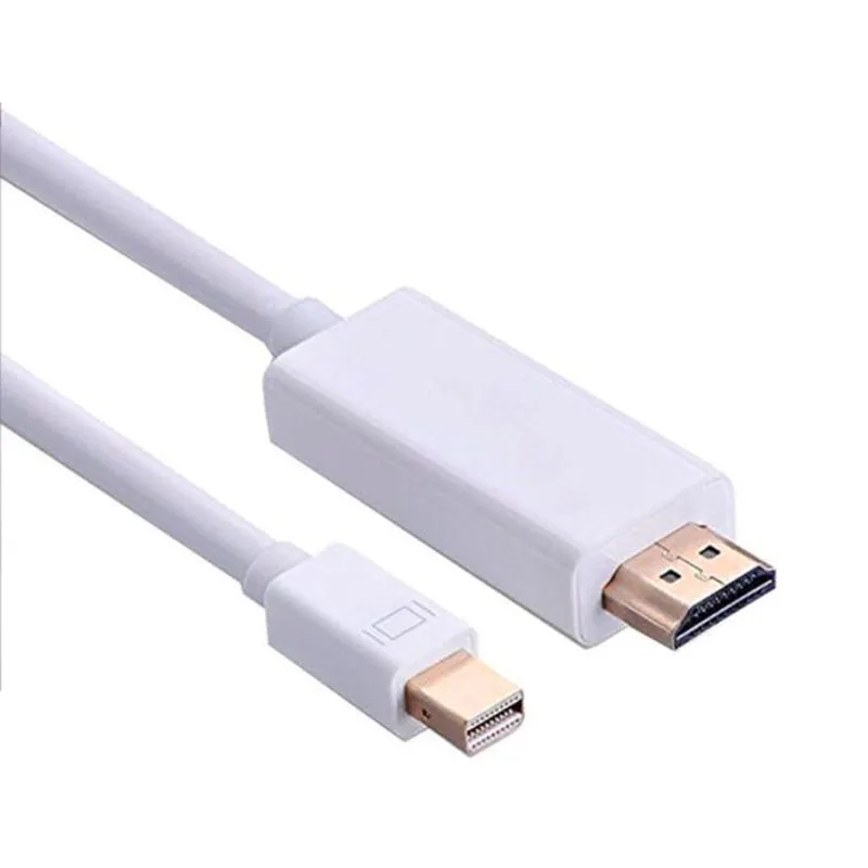 Male Mini DisplayPort to HDMI Male 1080P Cable Mini DP to HDTV Adapter