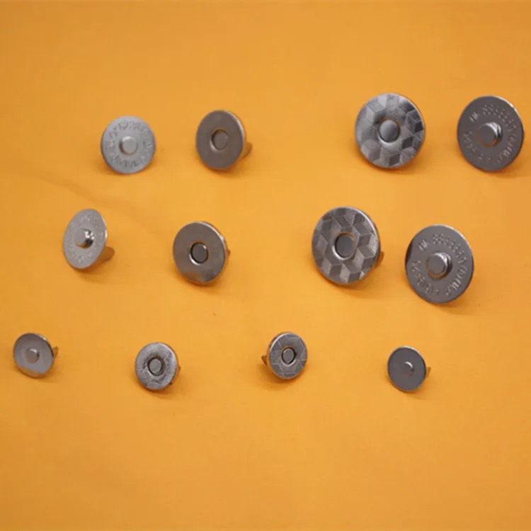 Factory Wholesale Magnet Button 18*4 Mm Magnetic Snap Buttons Magnetic Buckle For  Bag And Clothing