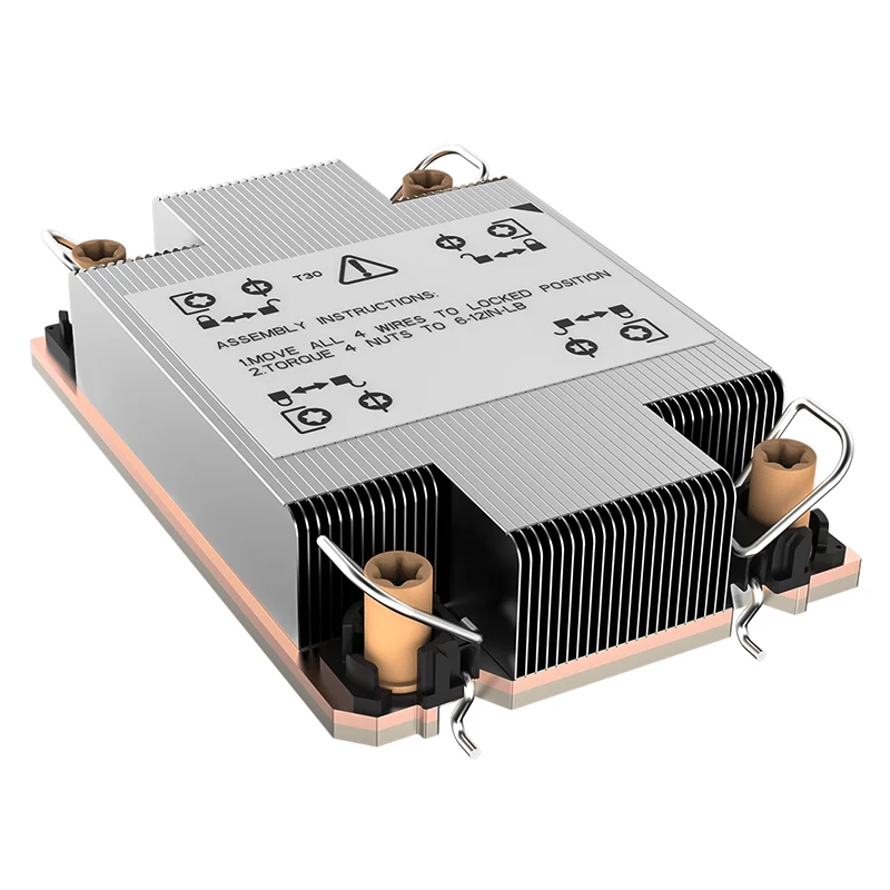 Server Cpu Cooler Radiator For 230W Processor 1U Vapor Chamber Heatsink Air Cooling Lga4189 Server Radiator Vaporizer Heatsink