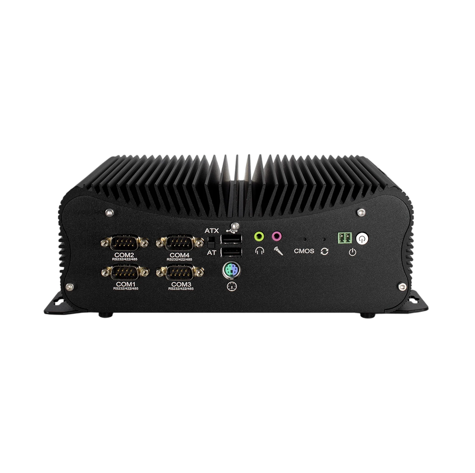 Custom Design Fanless Mini Pc I7 Quad Core Dual Lan DDR4 64GB RAM 6 USB 2 Display Industrial Computer Desktop