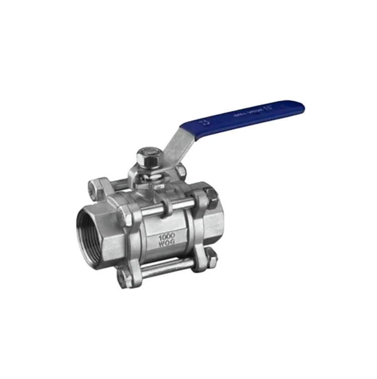 Factory Direct Sale Small Size DN10 stainless steel ss316 3pc ball valve BW butt weld  3pc Ball Valve