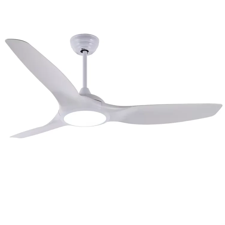 High Quality ABS Blades Pure Copper Motor 52 Inch Modern Silent Led Ceiling Fan With Light Remote Control