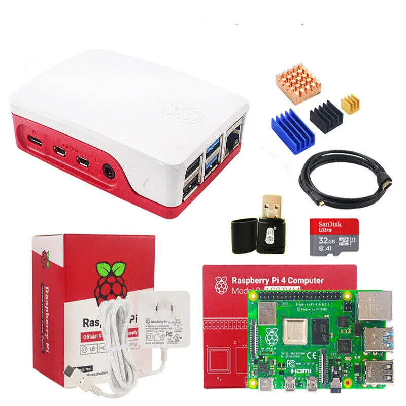(BOCHUAN Best Price) official raspberry pi 2gb/4gb/8gb ultimate kit
