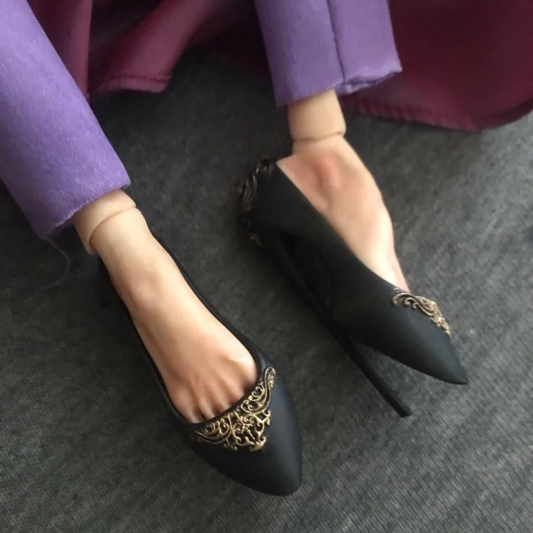 Wholesale Resin Material Custom Color BJD High Heel Shoes