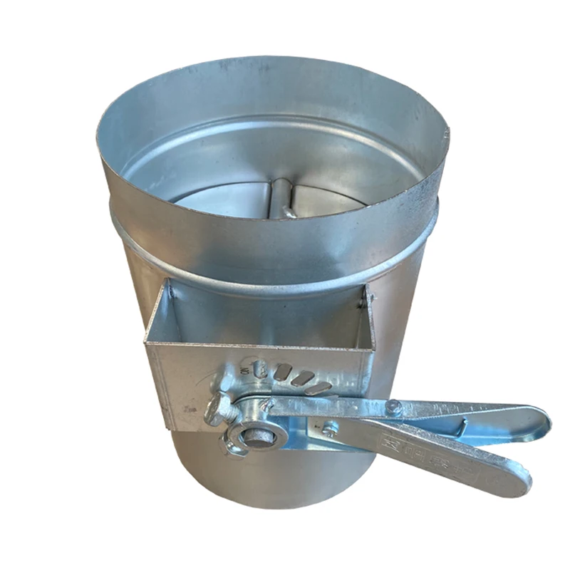 HVAC new galvanized steel manual round volume control air duct damper factory sales