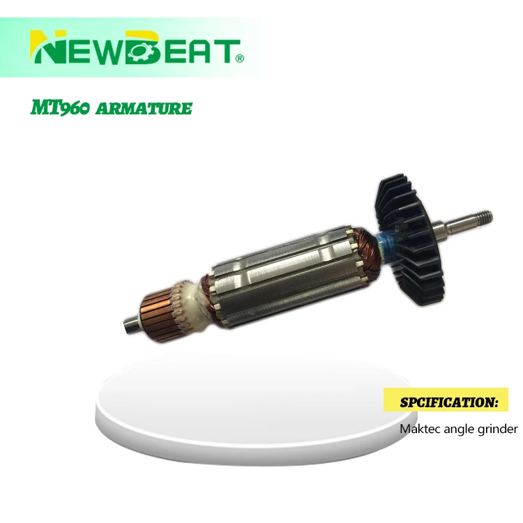 Nantong Start maktecc armature for MT 960 use in anglr grinder  motor