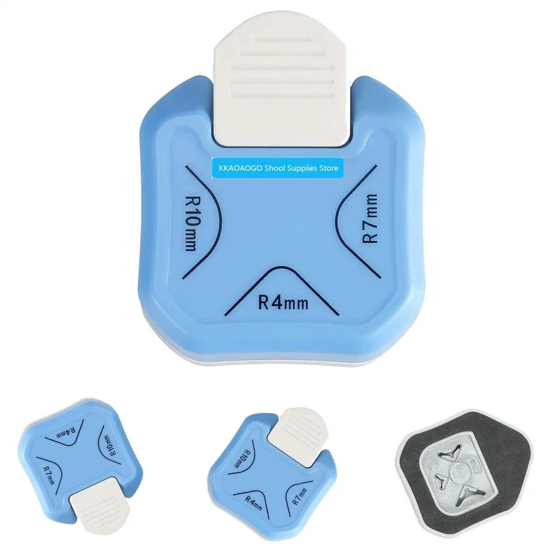 3 in 1 mini Corner ounder Punch  for handicrafts with laminated paper DIY paper hole paper hole circle