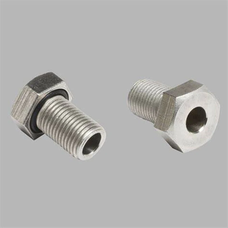 Brass Hex Bolt with Blind Hole