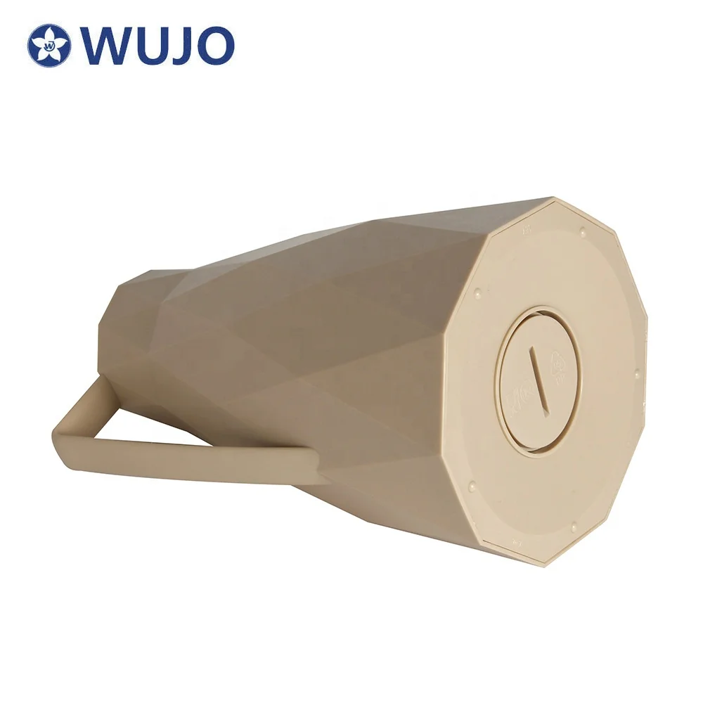WUJO 2023 NEW Plastic Insulated Thermal Thermos Tea Vacuum Arabic Coffee Pot with pink glass refill
