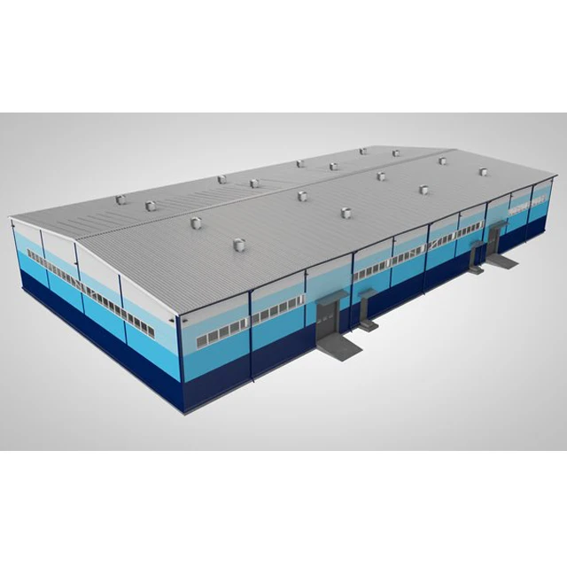 FM Chicken House Prefabricated Building Structural Steel Fabrication Portable Buildings Q345 Low Carbon Steel Welded Steel Light