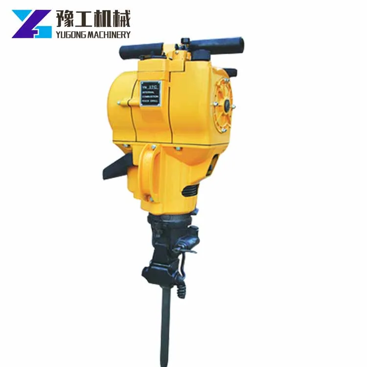 Portable hand held low noise manual mine air leg jack hammer pneumatic jackleg rock drill