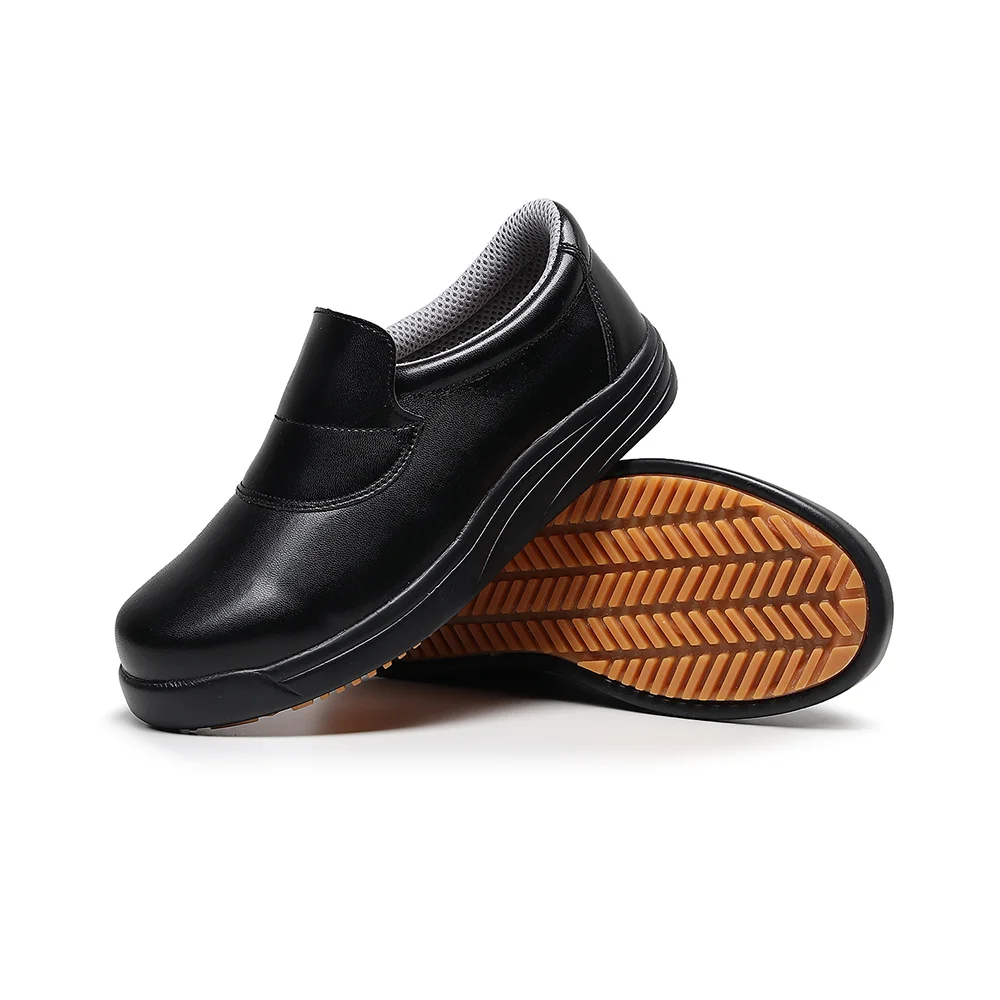 Low Price Full Size Rubber Outsole Anti Slide Acid Oil Resistant Alkali Resistant Woman Kitchen Chef Safety Shoes