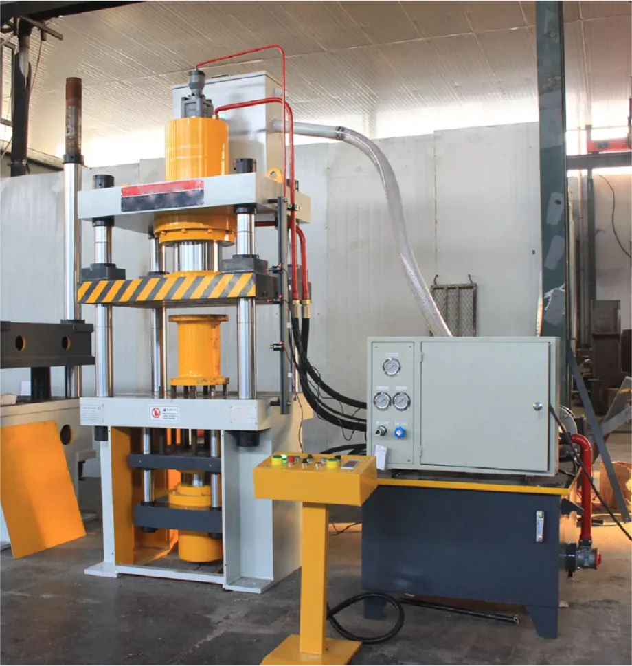 Deep Drawing Four Column Hydraulic Press Machine Animal Salt Lick Blocks Making Machine From Factory