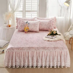 American style New 100% Organic Cotton Bllosom Pattern BedSpread