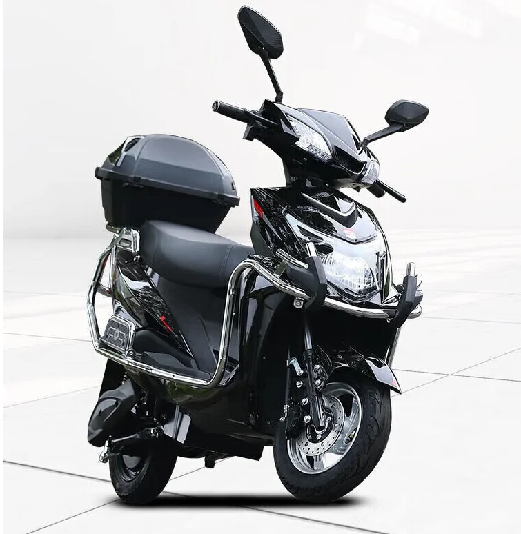 The New National Standard Electric Bike Motorcycle High-speed Takeaway Long-distance King Electric Car Ultra-long Life