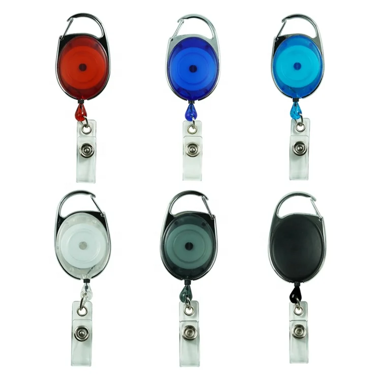Custom Color and Logo Nurse ID Badge Holders Mutil-color Retractable YOYO Reels