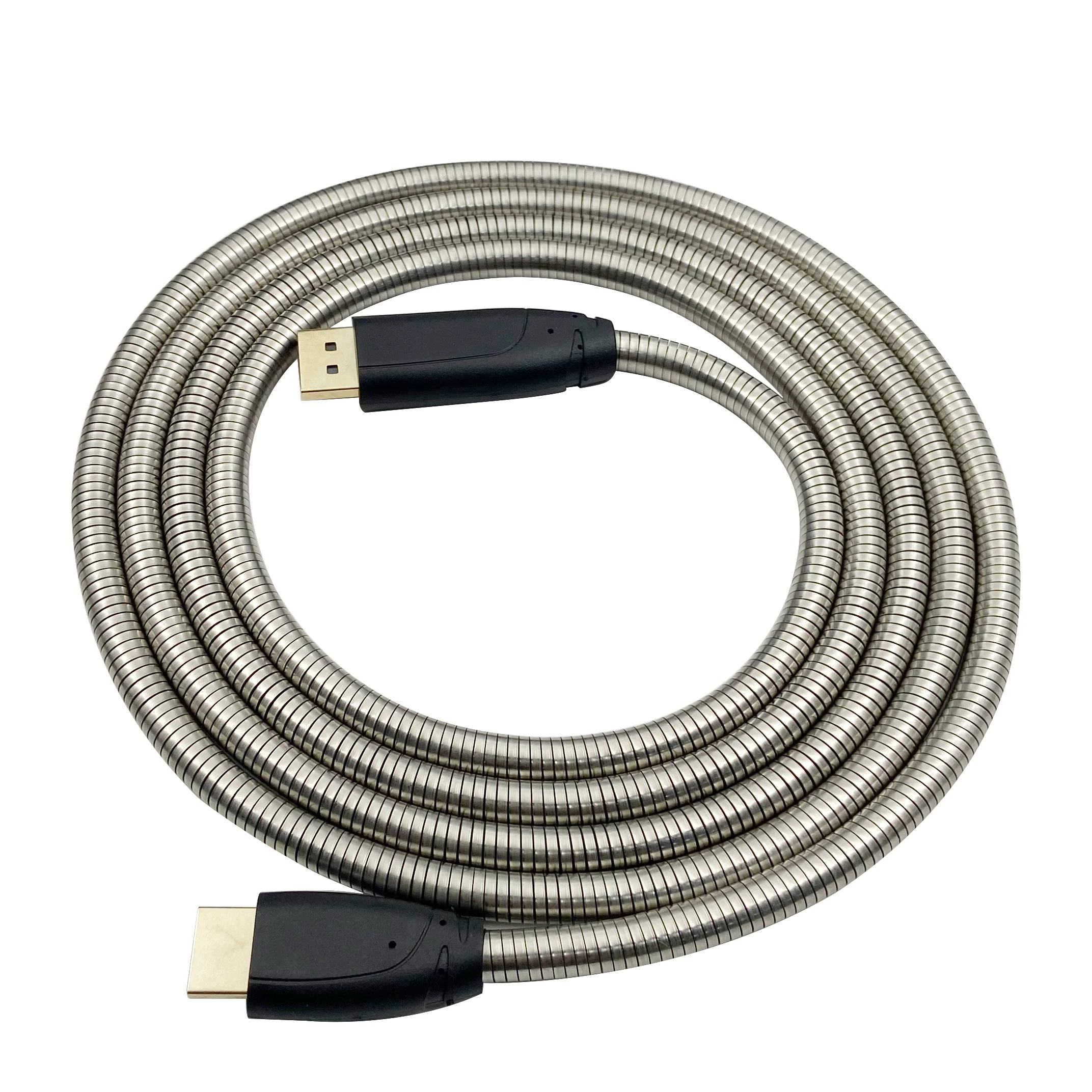 Gaming 4K DisplayPort to HDMI Audio Video Cable 24K gold-plated Male Connectors