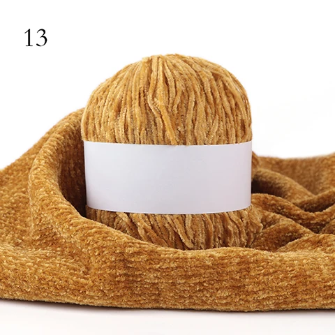 wholesale polyester chenille yarn for hand knitting sweater blanket baby