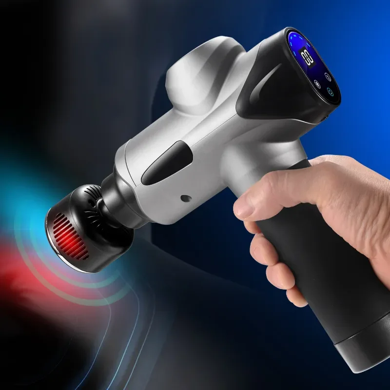 2024 phenitech Gym Fitness Vibration Massage Device Athletes Percussion Deep Massaging Muscl Relax Heat Cold Massage Gun