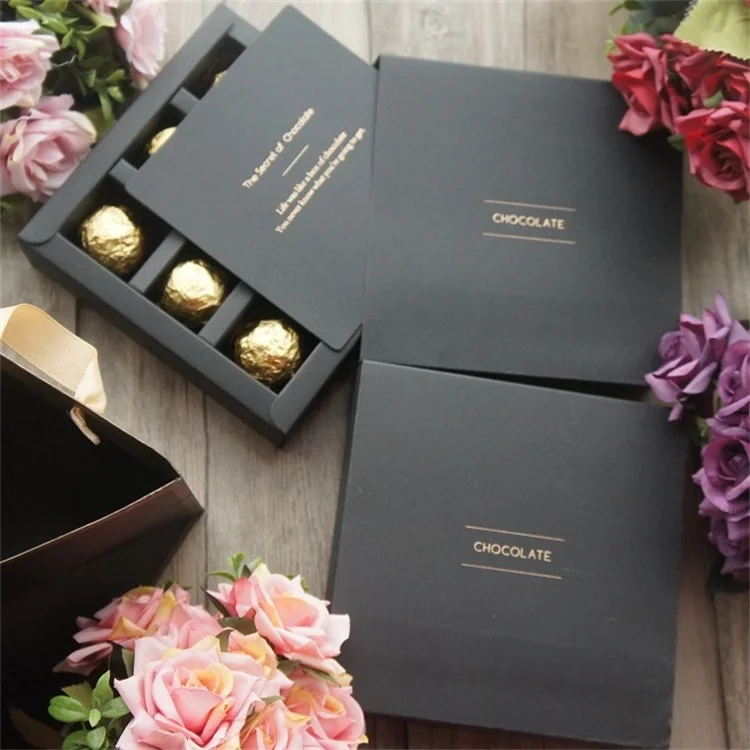 Latest Design DIY Private Label Chocolate Box Dark