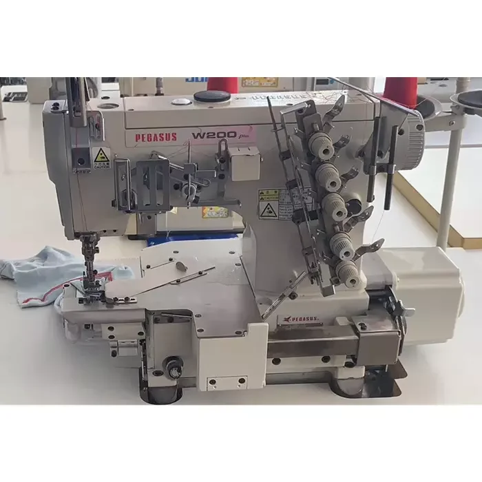 Small Cylinder Bed Used Pegasus W200 Interlock Stitch Machine Industrial Sewing Machine With Low Price