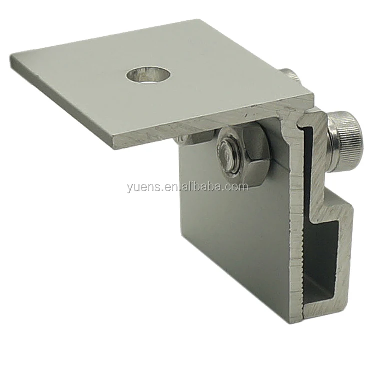 Yuens OEM China Factory 304 Stainless Steel Drain Adjustable Universal Standing Seam Tin Roof Panel Clamp Solar Clip Energy