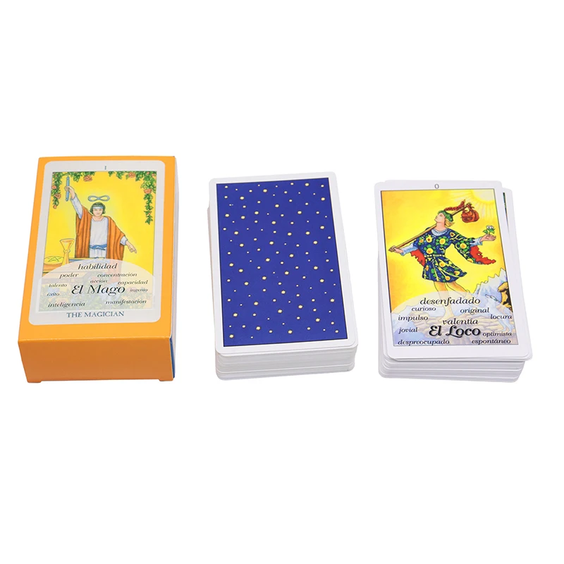 Custom Printing Wholesale Thick Card Size French Version Tarot Card Storage Box