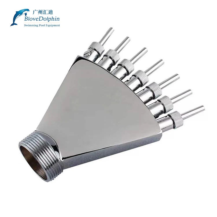 SPA Massage 304 stainless steel universal Fengwei shower head accessories spa equipment barrage sprayer