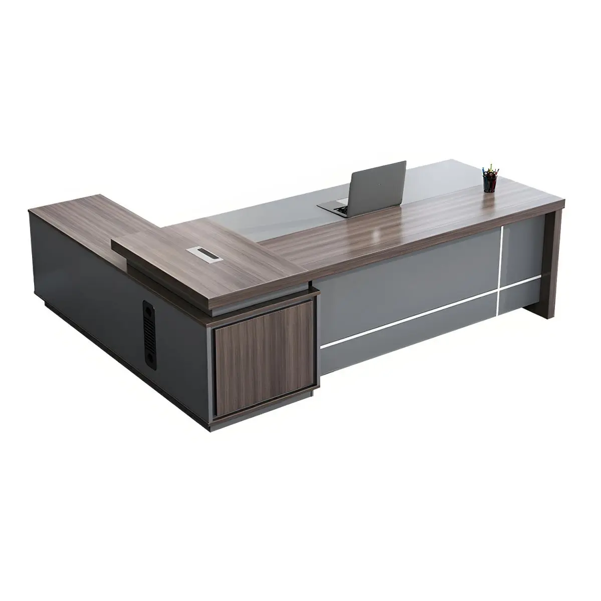 BOBIAO высокое качество минималистичный менеджер административная офисная мебель босс L-образный МДФ многофункциональный офисный стол