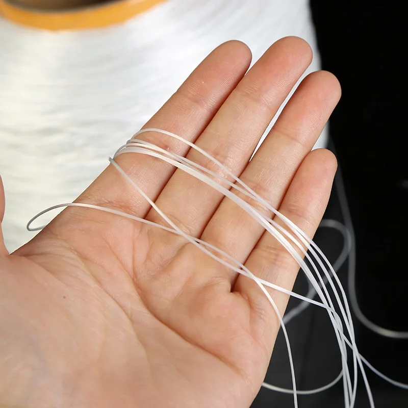 Original carton transparent elastane lycra fiber 2240D AA grade 2500 decitex 0.8mm diameter bright bare spandex yarn