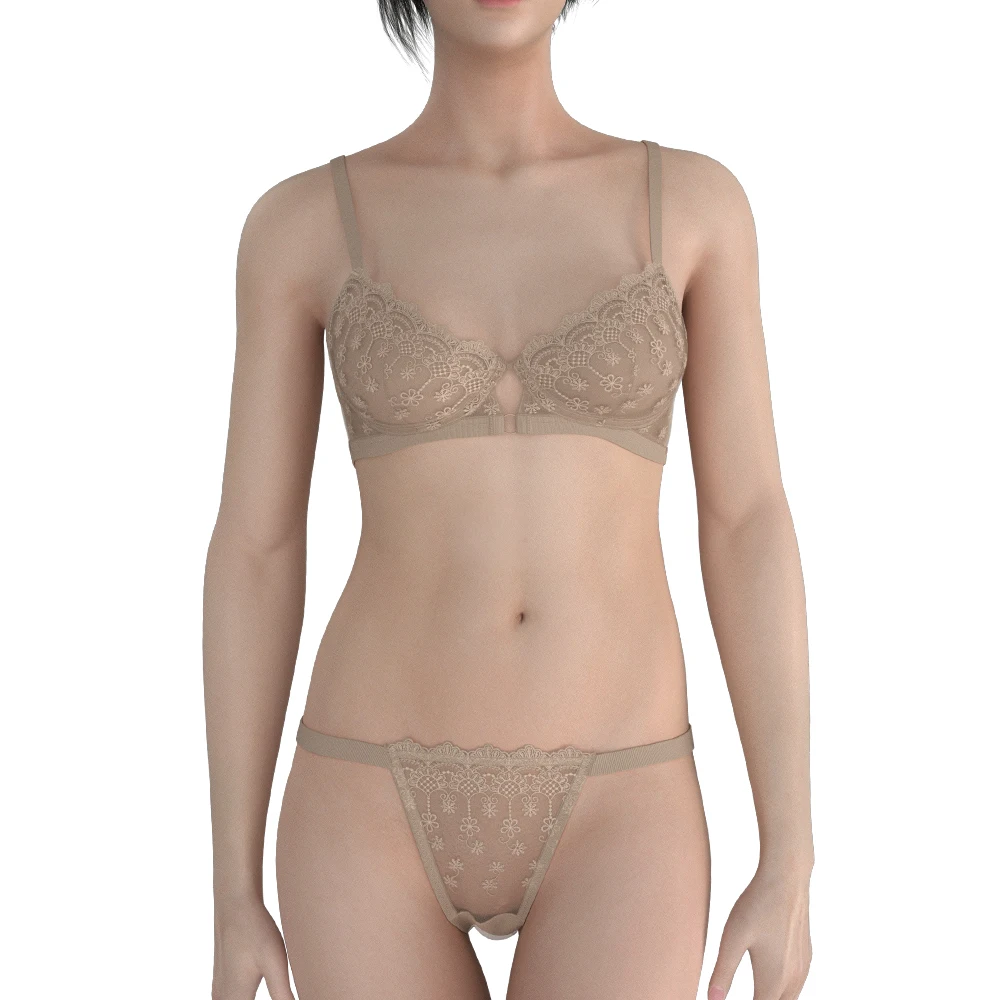 Ladies Lace Underwear Clothing Sexy Lingeries And Panties Womens Bra & Brief Sets