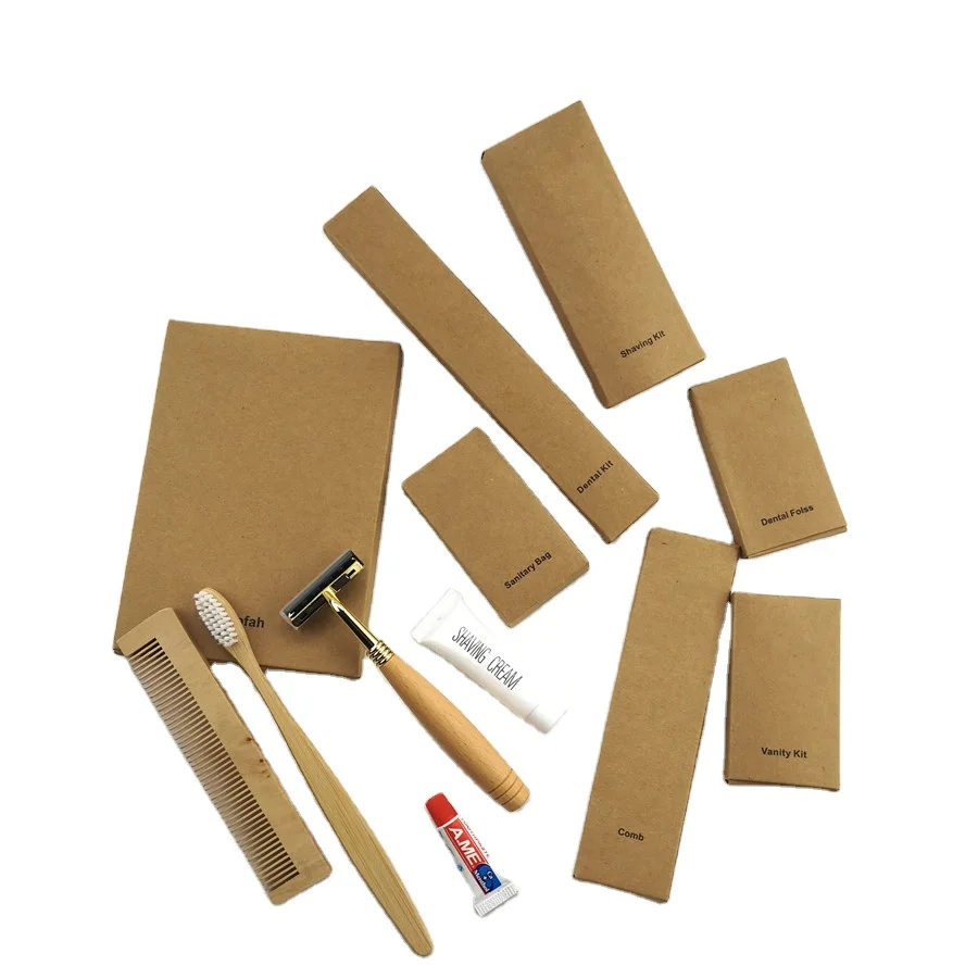 Wholesale Eco Friendly Organic Biodegradable Hotel Amenities Set