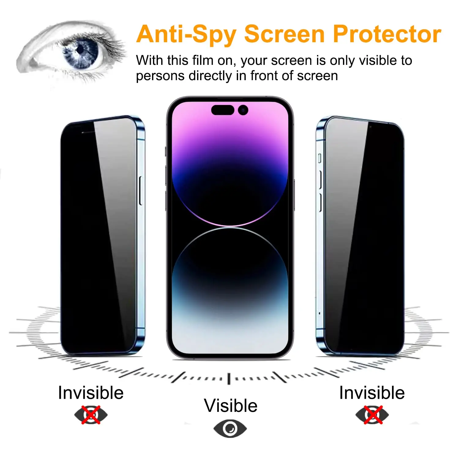 high clear mobile phone accessories tempered glass screen protector film for iPhone 13 14 15 pro max plus Protective Film