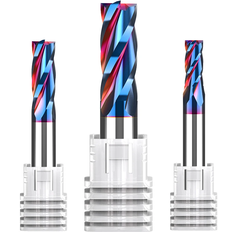 MDBT HRC65 4 Flute High Hardness Solid Carbide End Mills carbide end mill tungsten steel end mill with TiAlN coated Mold Making