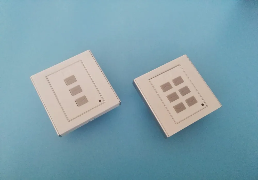 KECO motorized roller blinds switch controller and smart curtain output DC24V for DC window opener motor and tubular motors