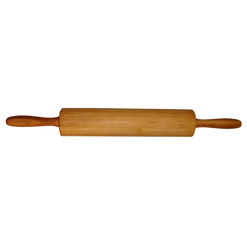 Hot sale bamboo wood french rolling pin for pastry baking, flour dough dumpling_BSCI Factory