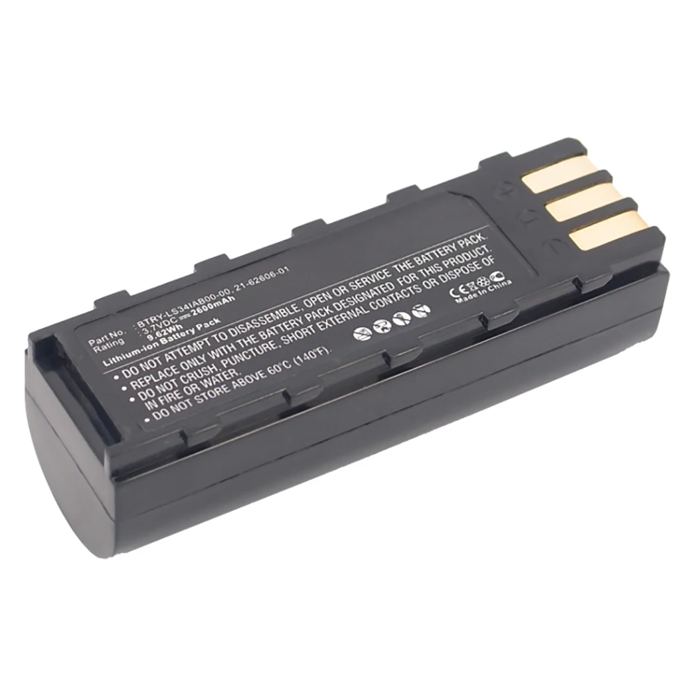 3.7V 2600mAh 9.62Wh OEM/ODM Barcode Scanner Battery For Honeywell Leuze Motorola Symbol