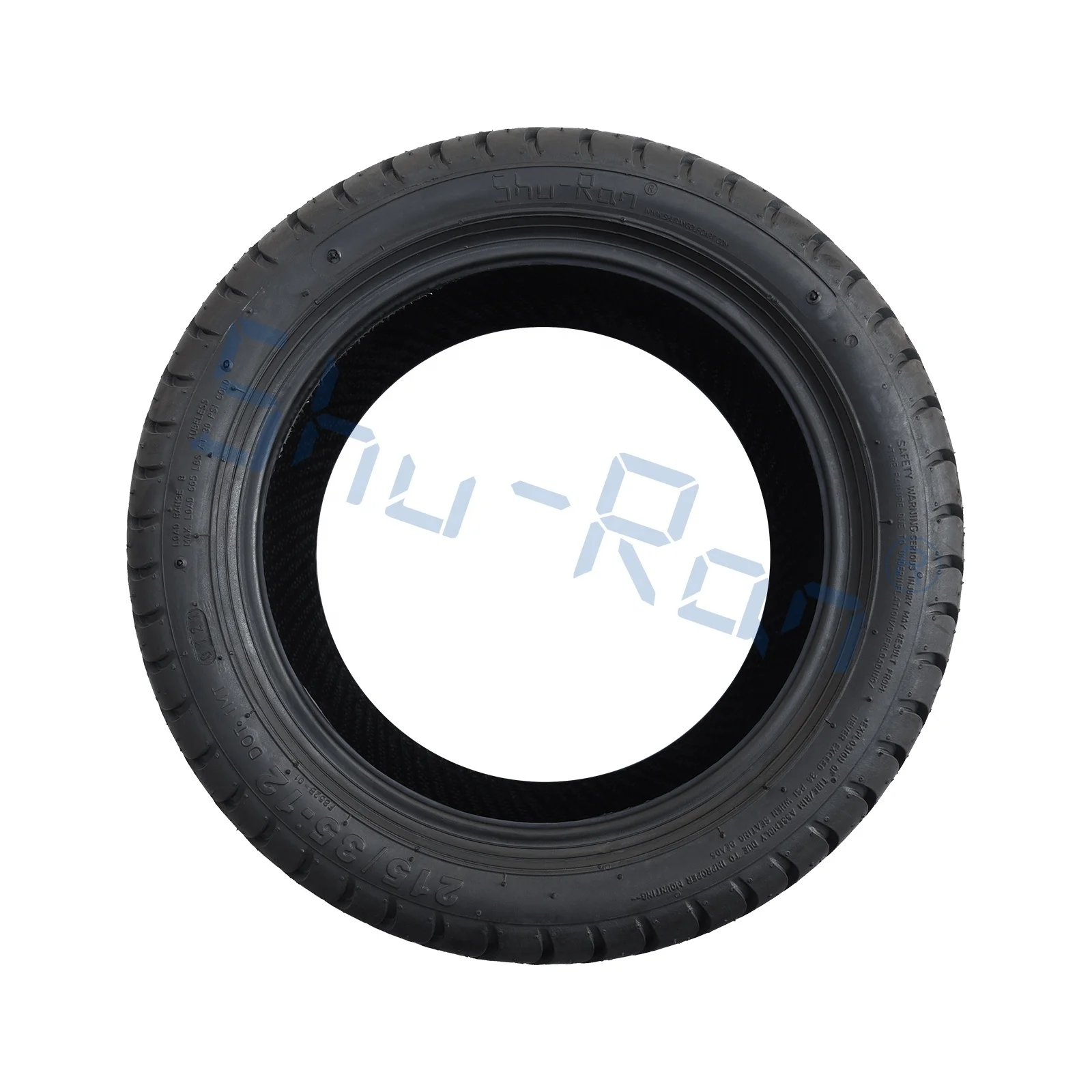  ShuRan 215/35-12 Golf Cart Tire Black Rubber Tubeless