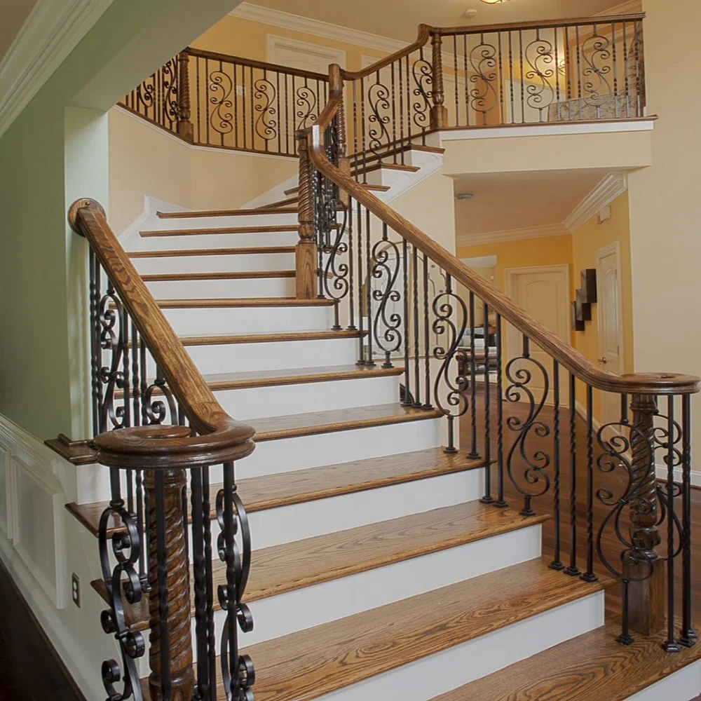 Top-selling Modern Wrought Iron Stair Railing Parts