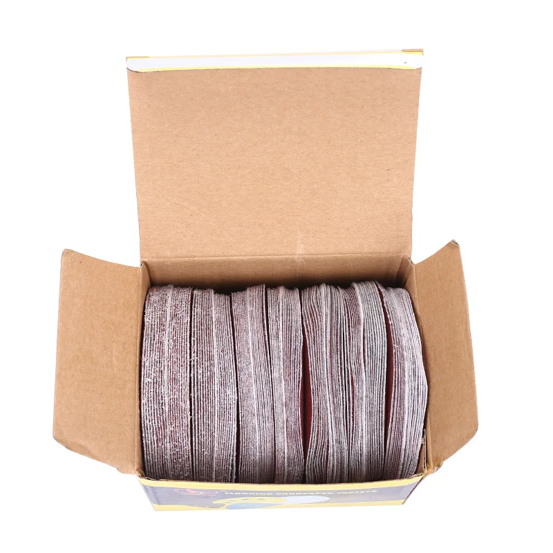 PEX 5 Inch Red 8 Holes Abrasive Discs  Sanding Disc 120 Grit Sandpaper Sander Round Sand Paper