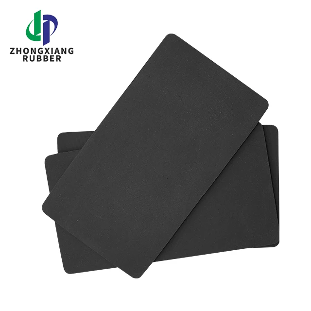 China High Elasticity Nr Nbr Rubbet Sheet Foamed Nitrile Rubber Mat