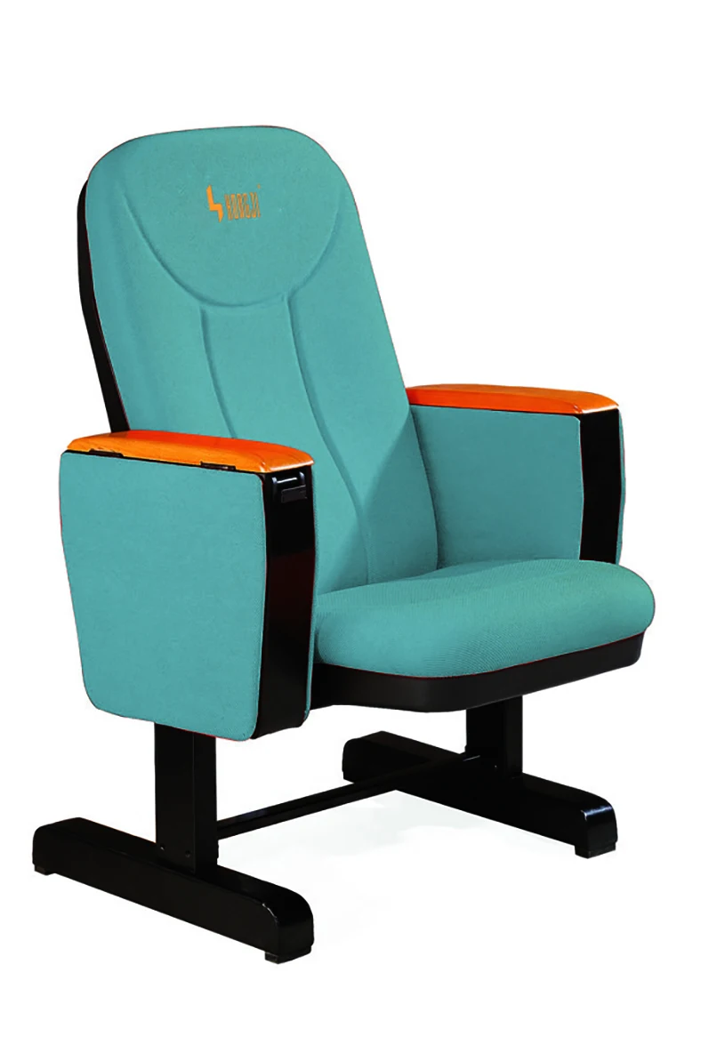 Verified supplier Plastic back cheap auditorium chair price with writing pad theater chair auditorium with discount hot sale